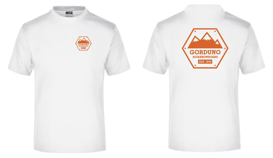 Stampa arancione fluo